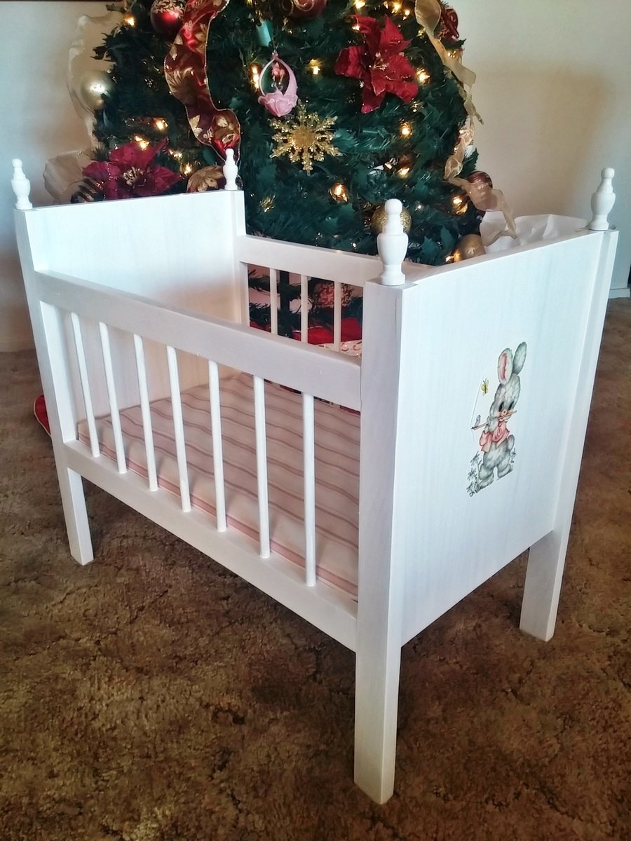 Ana White | Fancy Baby Doll Crib and Hi Chair Set - DIY 